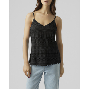 Product VERO MODA VMHONEY LACE SINGLET WVN GA base image