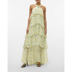 Product VERO MODA VMFELICIA SL RUFFLE MAXI DRESS EXP base image