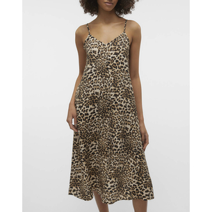 Product VERO MODA VMJOSIE CALF SINGLET DRESS WVN GA base image