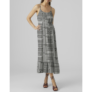 Product VERO MODA VMEASY JOY 7/8 STRAP DRESS WVN GA base image