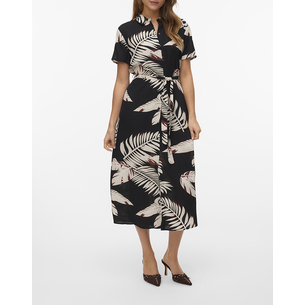 Product VERO MODA VMEASY JOY S/S LONG SHIRT DRESS WVN GA base image