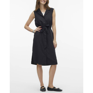 Product VERO MODA VMBREE SL BLK SHIRT TENCEL DRESS GA base image