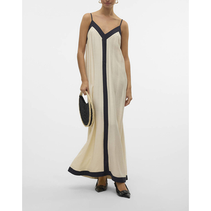 Product VERO MODA VMDENISE SINGLET ANKLE DRESS WVN BTQ GA base image