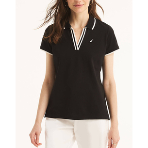 Product NAUTICA ΜΠΛΟΥΖΑ POLO ΚΜ S/S TIPPED SPLIT NECK OCEAN POLO base image