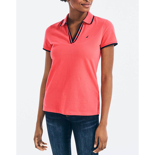Product NAUTICA ΜΠΛΟΥΖΑ POLO ΚΜ S/S TIPPED SPLIT NECK OCEAN POLO base image