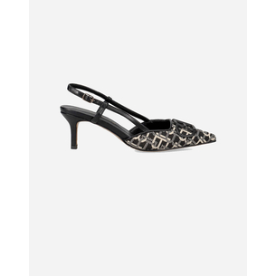 Product LAURA BIAGIOTTI 8969 SHOES LOGO MAT WITH BUCKLE & STRAP BLACK base image