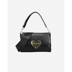 Product LOVE TO LOVE by GAI MATTIOLO LTL16 ΤΣΑΝΤΑ ΩΜΟΥ ME ΚΟΥΜΠΩΜΑ ΚΑΡΔΙΑ  BLACK base image