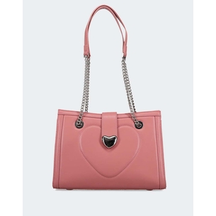 Product LOVE TO LOVE by GAI LTL5297 ΤΣΑΝΤΑ ΩΜΟΥ ΚΑΡΔΙΑ ΜΕ ΑΛΥΣΙΔΑ NUDE (Διαστάσεις: 28 x 19.5 x 9.5εκ.) base image