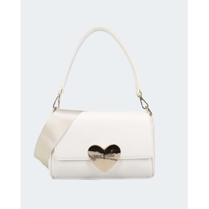 Product LOVE TO LOVE by GAI LTL16 ΤΣΑΝΤΑ ΩΜΟΥ ME ΚΟΥΜΠΩΜΑ ΚΑΡΔΙΑ  WHITE(Διαστάσεις: 24.5 x 16 x 7εκ.) base image