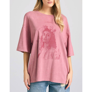Product FUNKY BUDDHA Γυναικεία Μπλούζα Κοντό Μανίκι Με Τύπωμα base image