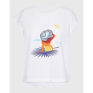 Product FUNKY BUDDHA Γυναικεία Μπλούζα Κοντό Μανίκι Με Τύπωμα base image