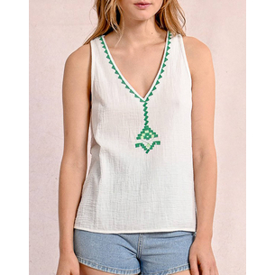 Product MOLLY BRACKEN LADIES WOVEN TOP base image