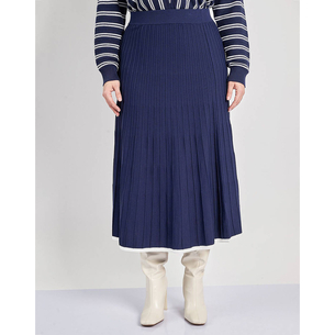 Product PARABITA Knitted pleated maxi skirt base image