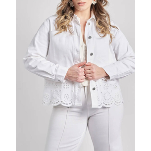 Product PARABITA Jacket βαμβακερό με δαντελένιο τελείωμα base image
