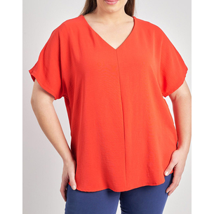 Product PARABITA Μπλούζα washed με V base image
