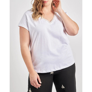 Product PARABITA Cotton blouse with lurex braid base image