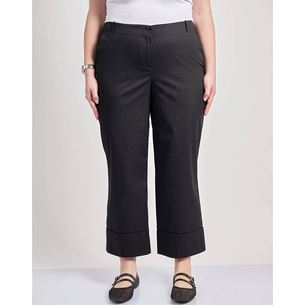 Product PARABITA Παντελόνι cropped καμπαρντίνα  με τρέσα base image