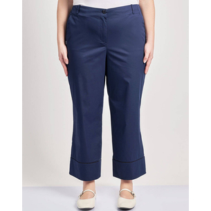 Product PARABITA Παντελόνι cropped καμπαρντίνα  με τρέσα base image