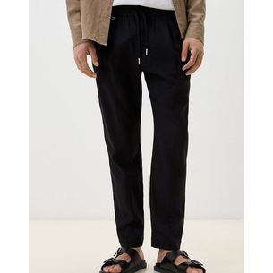 Product ANTONY MORATO MMTR00748FA800126 MIN OF 6 TROUSERS NEIL REGULAR FIT IN TWILL LINEN VISCOSE BLEND FABRIC MEN'S TROUSERS base image