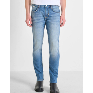 Product ANTONY MORATO MMDT00282FA7505911W02057 MIN OF 12 JEANS KURT COMFORT TAPERED FIT IN ICONIC BASIC BLUE DENIM ΠΑΝΤΕΛΟΝΙ ΑΝΔΡΙΚΟ base image