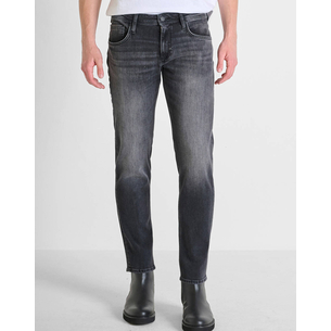 Product ANTONY MORATO MMDT00282FA7505731W01992 MIN OF 10 JEANS KURT COMFORT TAPERED FIT IN ICONIC BLACK OD BLACK DENIM ΠΑΝΤΕΛΟΝΙ ΑΝΔΡΙΚΟ base image