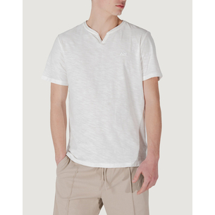 Product ANTONY MORATO MMKS02483FA100246 MIN OF 6 T-SHIRT REGULAR FIT IN SLUB COTTON FABRIC WITH EMBROIDERY LOGO ON FRONT MEN'S T-SHIRT base image