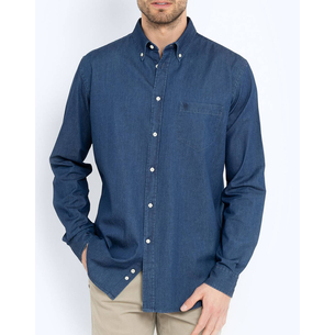 Product THE BOSTONIANS  ΠΟΥΚΑΜΙΣΟ DENIM REGULAR FIT Plain DENIM Button-down Regular Fit base image