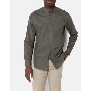 Product THE BOSTONIANS  ΠΟΥΚΑΜΙΣΟ ΒΑΜΒΑΚΙ ΛΙΝΟ CUSTOM FIT Plain COTTONLINEN Mao CustomFit base image