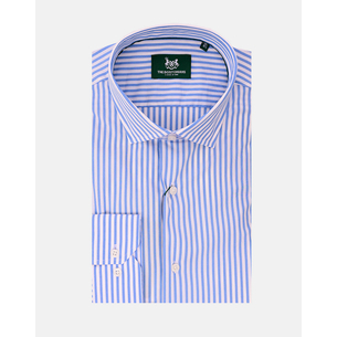 Product THE BOSTONIANS  ΠΟΥΚΑΜΙΣΟ ACORN ΠΟΠΛΙΝΑ CUSTOM FIT Stripe POPLIN Semi-rex Custom FIT base image