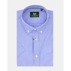Product THE BOSTONIANS ACORN POPLIN SHIRT REGULAR FIT Stripe POPLIN Button-down Regular Fit base image