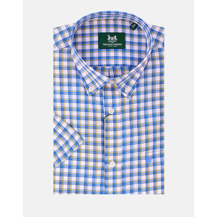 Product THE BOSTONIANS  ΠΟΥΚΑΜΙΣΟ MAVERICK OXFORD REGULAR FIT MedCheck OXFORD Button-down Regular fit base image