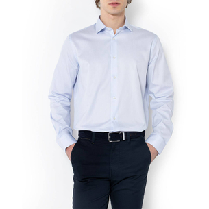 Product THE BOSTONIANS  ΠΟΥΚΑΜΙΣΟ ACORN ΠΟΠΛΙΝΑ CUSTOM FIT Stripe POPLIN Semi-rex Custom FIT base image