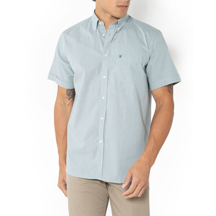 Product THE BOSTONIANS CHESTER POPLIN SHIRT REGULAR FIT MiniCheck POPLIN Button-down Regular Fit base image