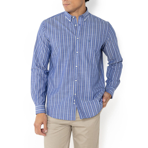 Product THE BOSTONIANS SHIRT ACORN REGULAR FIT Stripe SLUB Button-down Regular fit base image