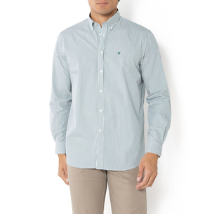 Product THE BOSTONIANS ACORN POPLIN SHIRT REGULAR FIT Stripe POPLIN Button-down Regular Fit base image