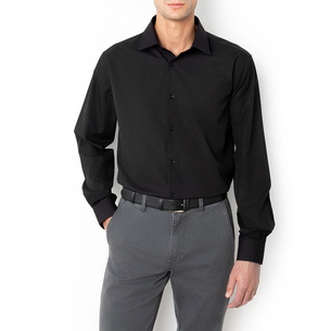 Product THE BOSTONIANS  ΠΟΥΚΑΜΙΣΟ ΠΟΠΛΙΝΑ CUSTOM FIT Plain POPLIN Classic Custom Fit base image