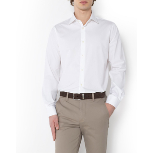 Product THE BOSTONIANS  ΠΟΥΚΑΜΙΣΟ ΠΟΠΛΙΝΑ CUSTOM FIT Plain POPLIN Classic Custom Fit base image