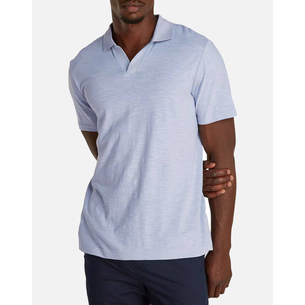 Product CALVIN KLEIN LINEN COTTON CUBAN COLLAR POLO base image