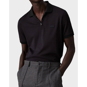 Product CALVIN KLEIN SMOOTH COTTON WELT ZIP POLO base image