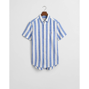 Product GANT REG COTTON LINEN STRIPE SS SHIRT base image