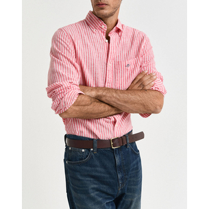 Product GANT LS REG COTTON LINEN STRIPE SHIRT base image
