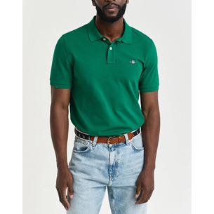 Product GANT ΜΠΛΟΥΖΑ ΚΜ REG SHIELD SS PIQUE POLO base image