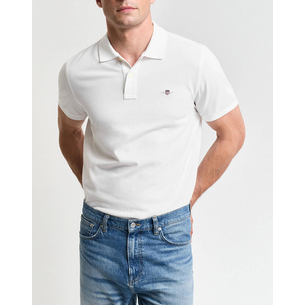 Product GANT ΜΠΛΟΥΖΑ ΚΜ REG SHIELD SS PIQUE POLO base image