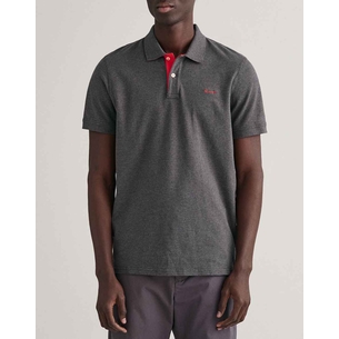 Product GANT KM REG CONTRAST PIQUE SS POLO T-SHIRT base image