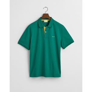 Product GANT ΜΠΛΟΥΖΑ ΚΜ REG CONTRAST PIQUE SS POLO base image