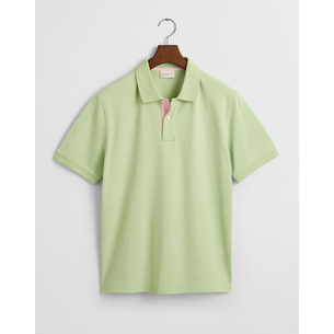 Product GANT ΜΠΛΟΥΖΑ ΚΜ REG CONTRAST PIQUE SS POLO base image