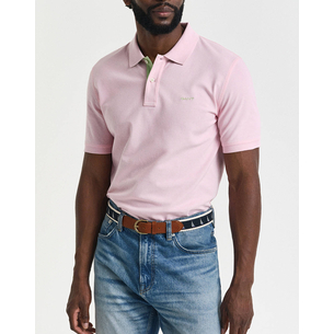 Product GANT KM REG CONTRAST PIQUE SS POLO T-SHIRT base image