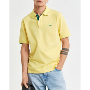 Product GANT KM REG CONTRAST PIQUE SS POLO T-SHIRT base image
