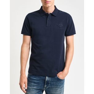 Product GANT REG TONAL SHIELD SS POLO base image