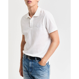 Product GANT REG TONAL SHIELD SS POLO base image